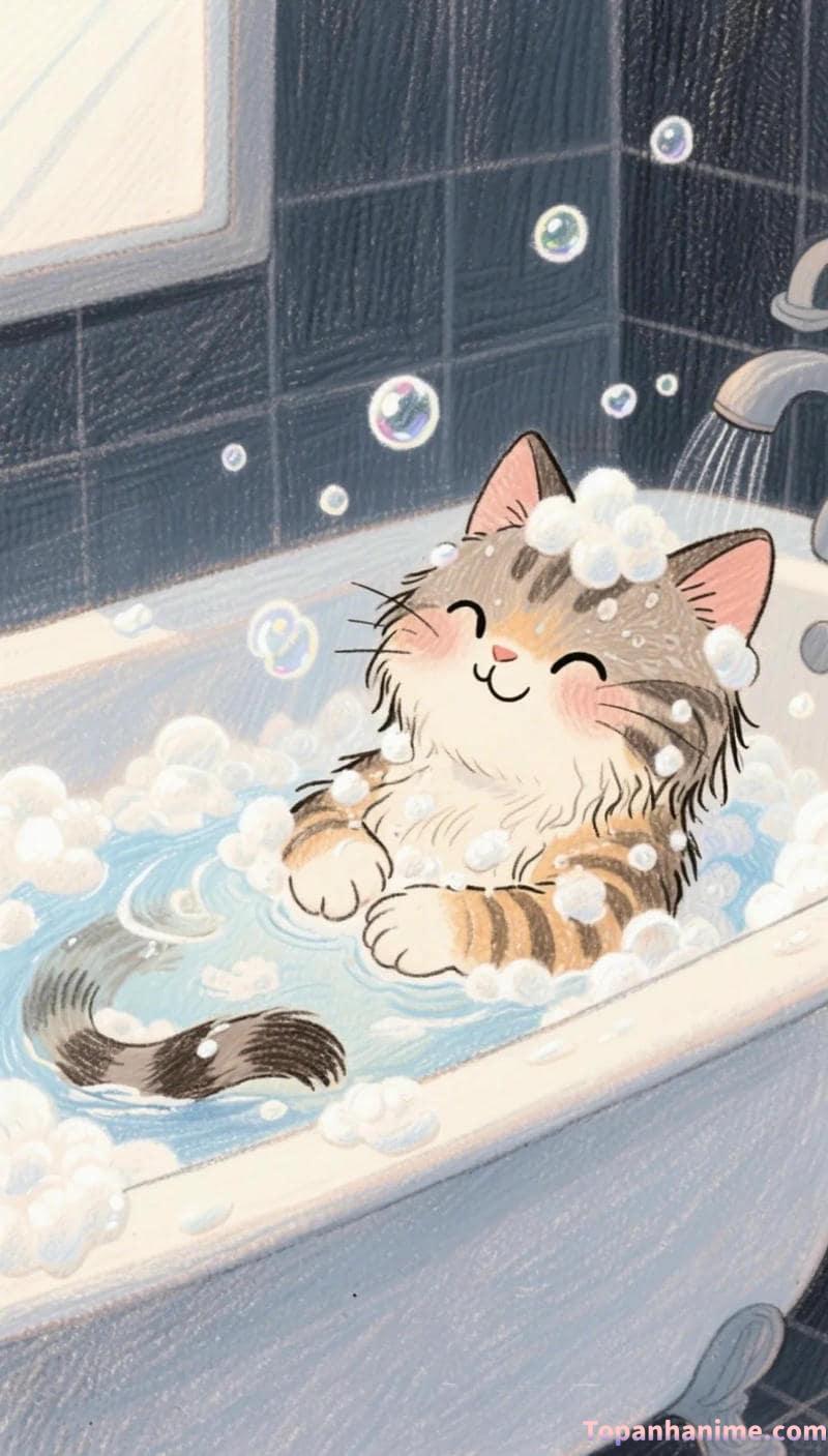 ảnh mèo anime 1
