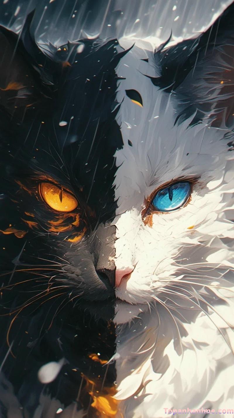 ảnh mèo anime 2