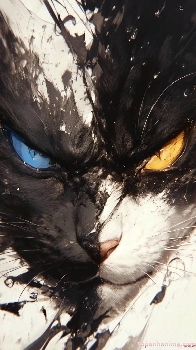 ảnh mèo anime 4