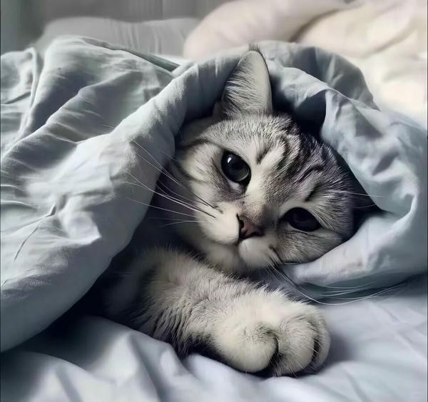 ảnh mèo buồn cute 23