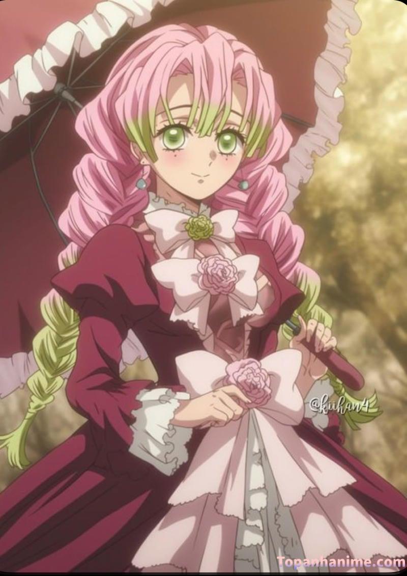 ảnh Mitsuri anime xinh đẹp 8