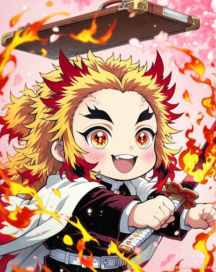 Mẫu ảnh Rengoku Kyojuro 7