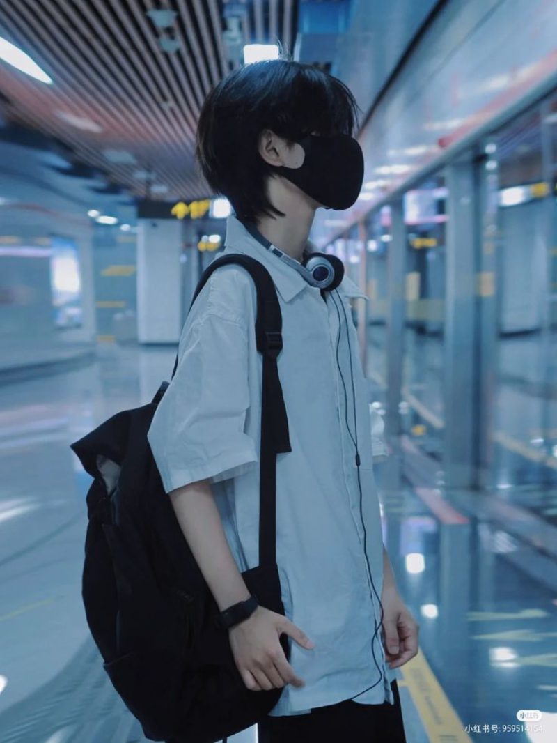 Ảnh trai đẹp đeo khẩu trang 28