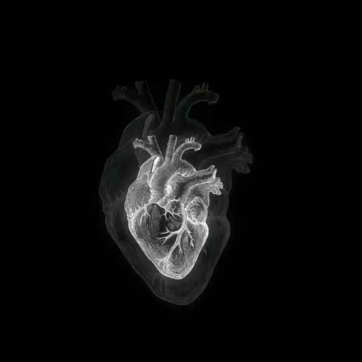 ảnh trái tim đen đẹp 1