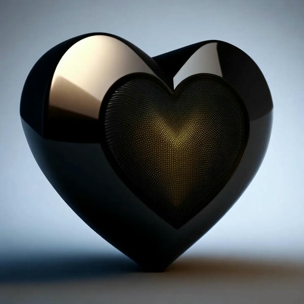 ảnh trái tim đen đẹp 22
