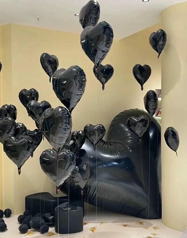 ảnh trái tim đen đẹp 27