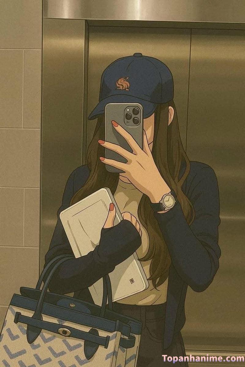 ảnh anime che mặt 2