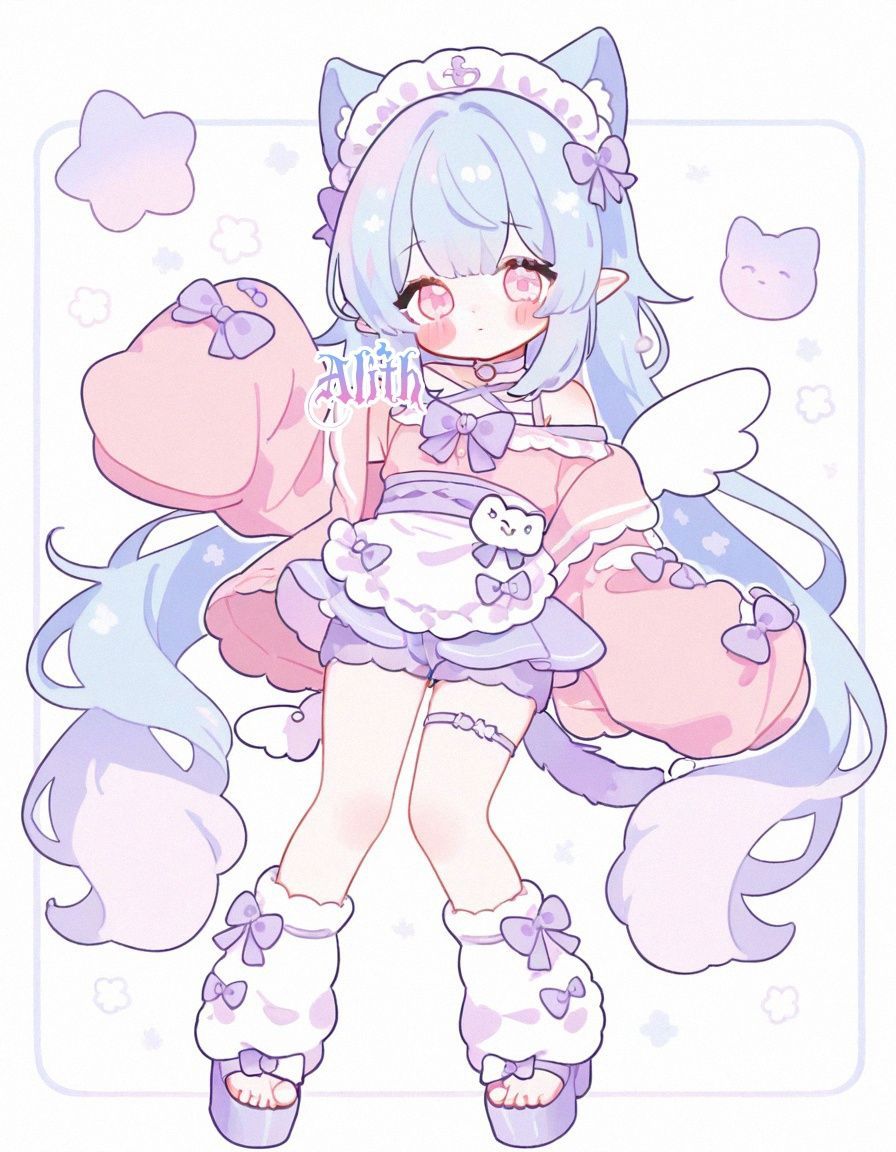 Anime cute chibi girl 19