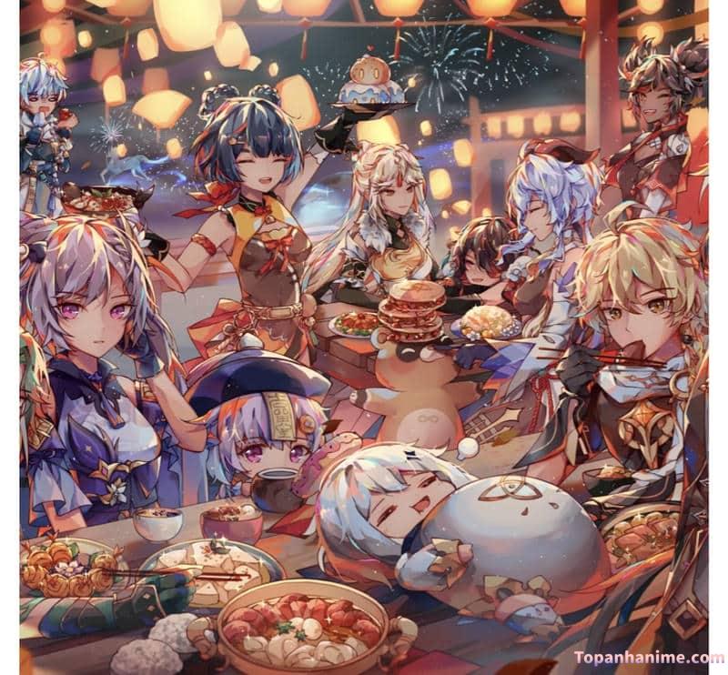 ảnh anime Genshin Impact 4