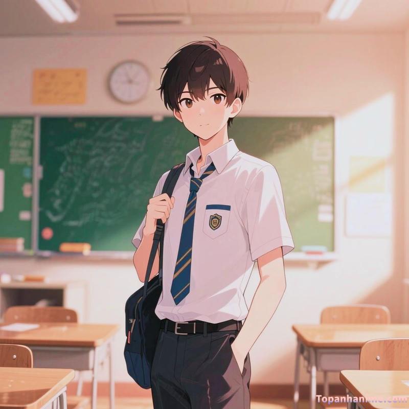 ảnh anime nam học sinh 23
