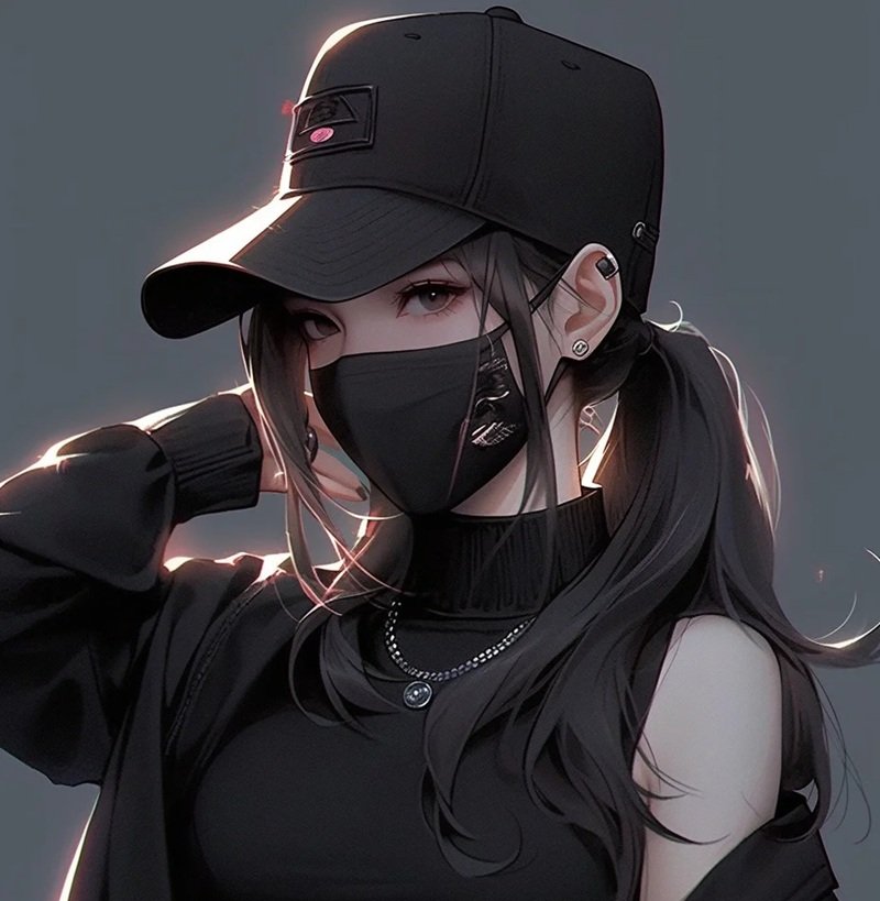 avatar ảnh girl che mặt ngầu 33