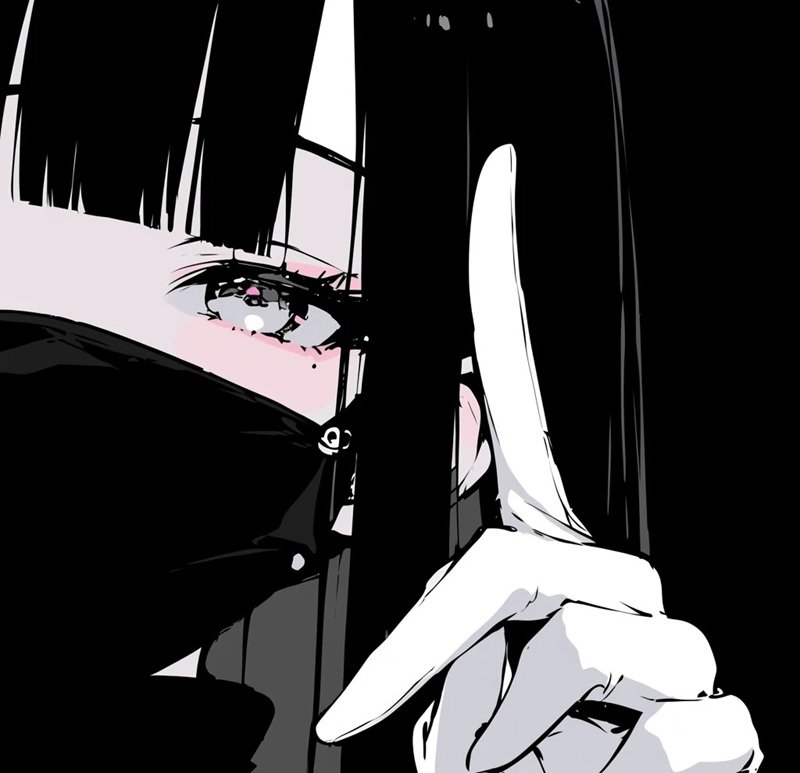 avatar ảnh girl che mặt ngầu 39