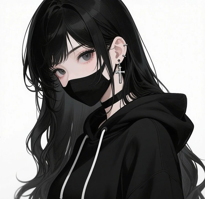 avatar ảnh girl che mặt ngầu 41