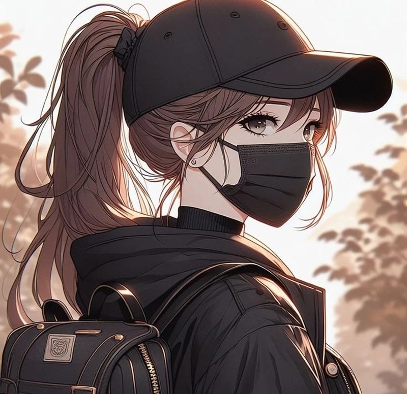 avatar ảnh girl che mặt ngầu 27