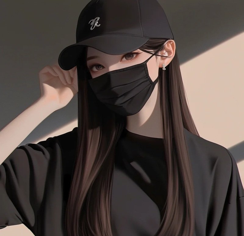 avatar ảnh girl che mặt ngầu 30