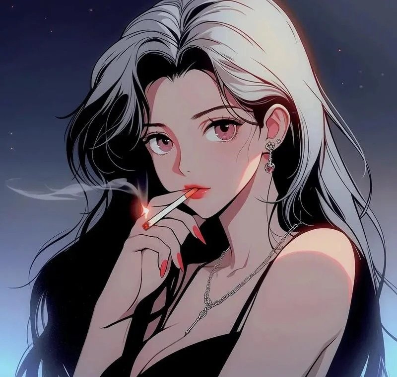 avatar anime nữ ngầu 17