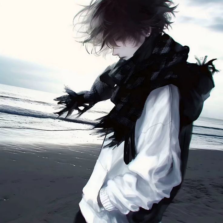 Avatar Đen Trắng Buồn 8