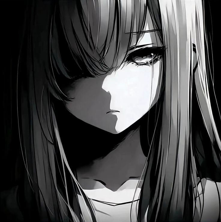 Avatar Đen Trắng Buồn 7