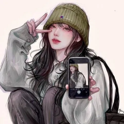 Avatar Nữ cute ngầu 16