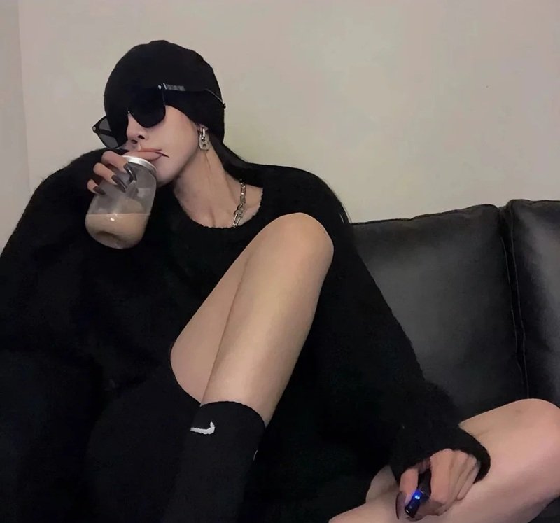 avatar nữ ngầu che mặt 27