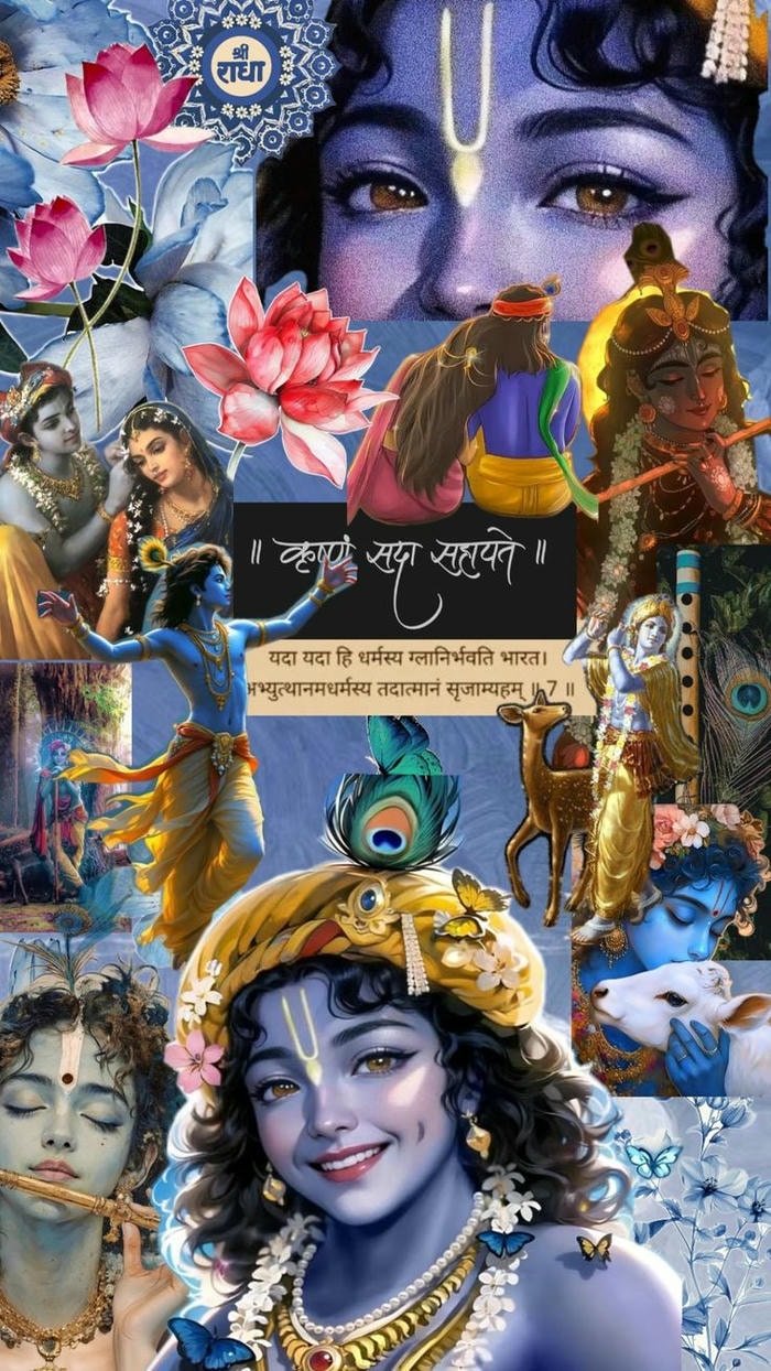 Beautiful radha krishna aesthetic 30