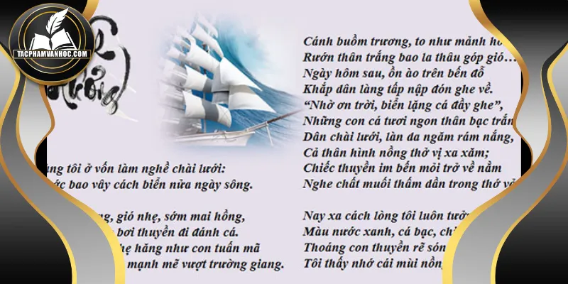 Các luận điểm chính để phân tích bài thơ quê hương