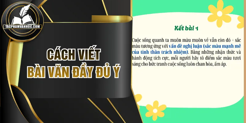 Cách Viết Bài Văn Đầy Đủ Ý - Top 5 Mẹo Giúp Bài Trọn Vẹn