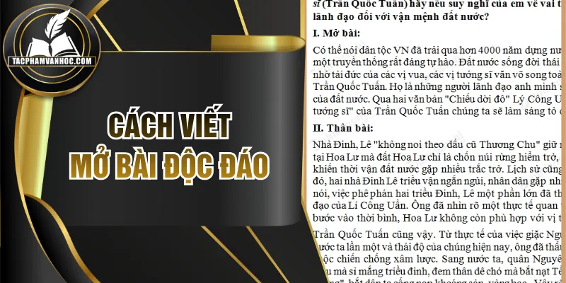 Cách Viết Mở Bài Độc Đáo - 3 Mẹo Tạo Ấn Tượng Mạnh Mẽ