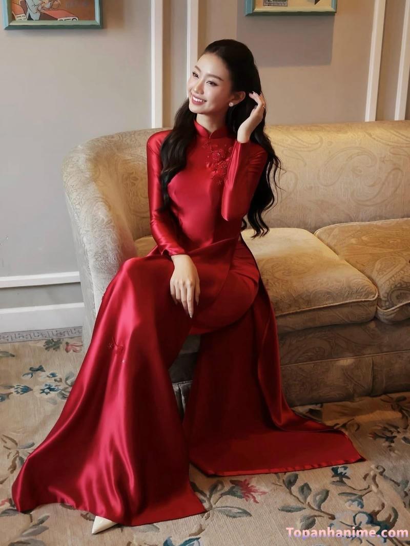 ảnh gái mặc áo dài 56