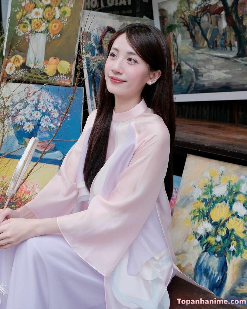 ảnh gái mặc áo dài 55