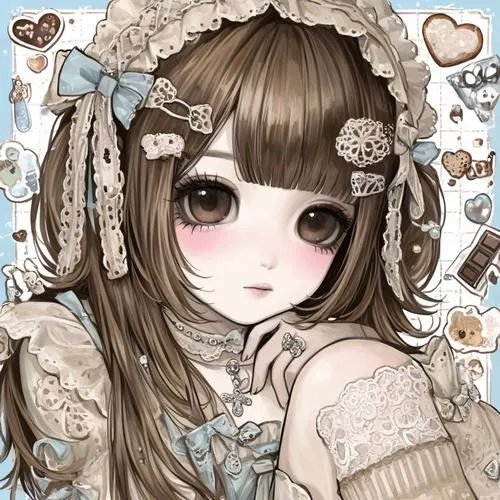 Ảnh Avatar Con Gái Anime Cute 8