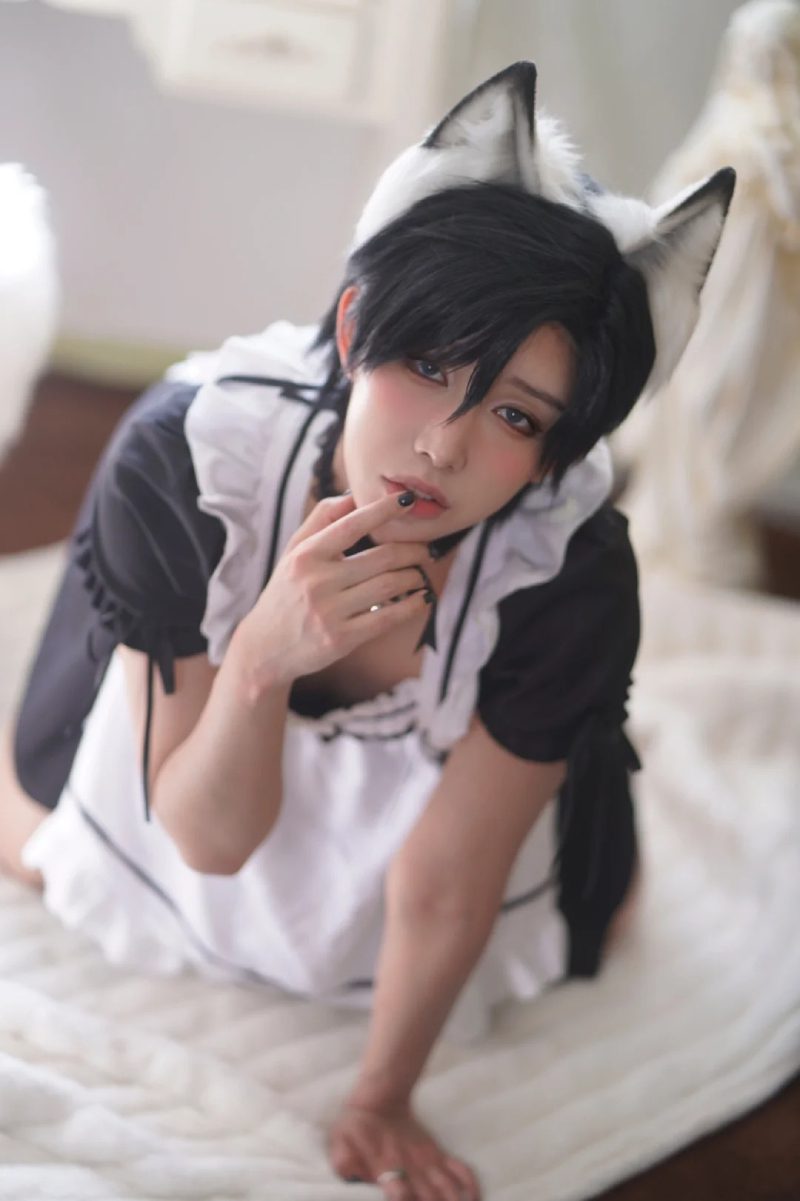 cosplay hầu gái đáng yêu 13