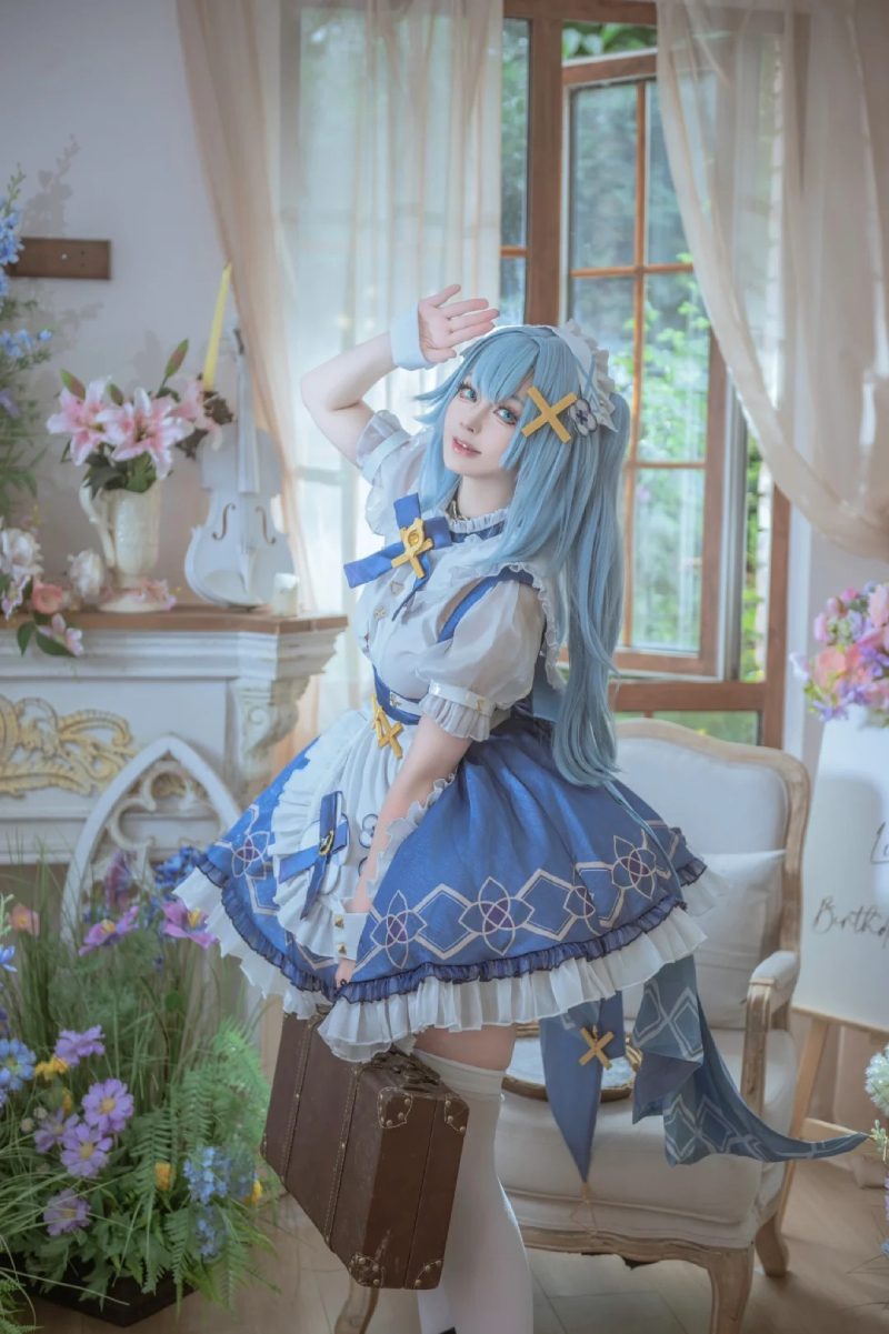 cosplay hầu gái đáng yêu 20