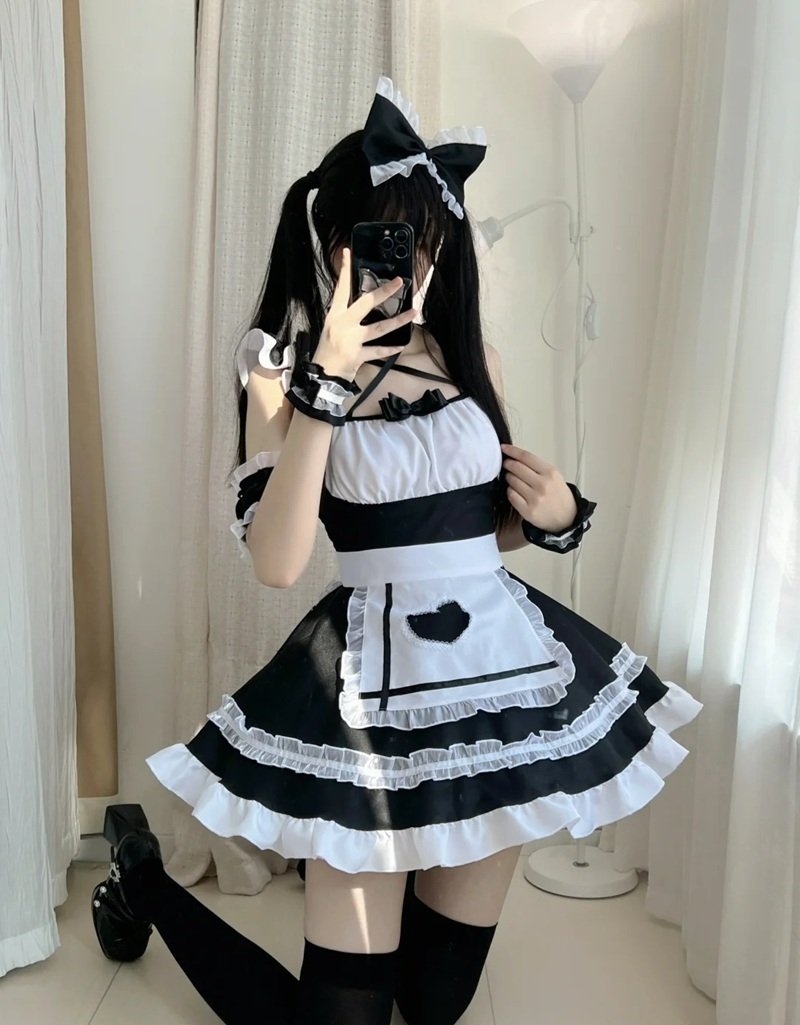 cosplay hầu gái đáng yêu 37