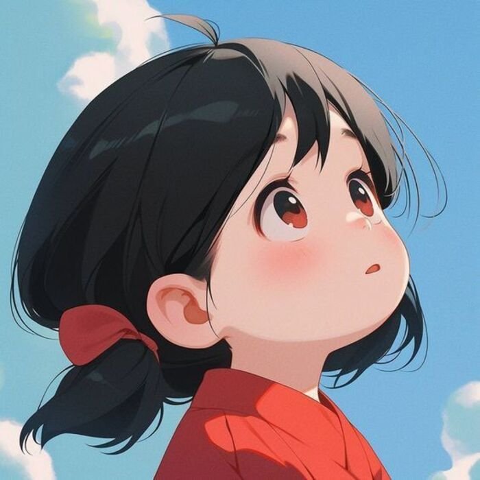 Cute cartoon girl images for whatsapp dp 21