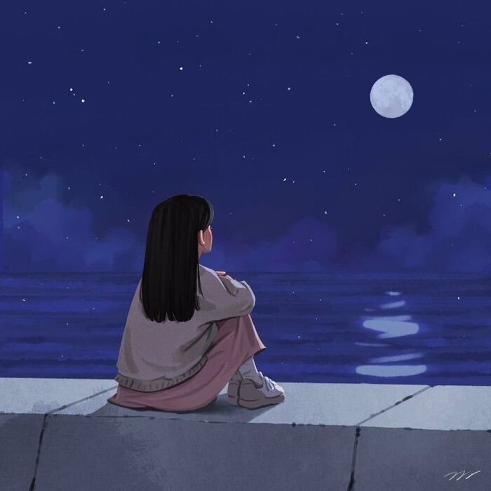 Sad DP Girl Cartoon 29