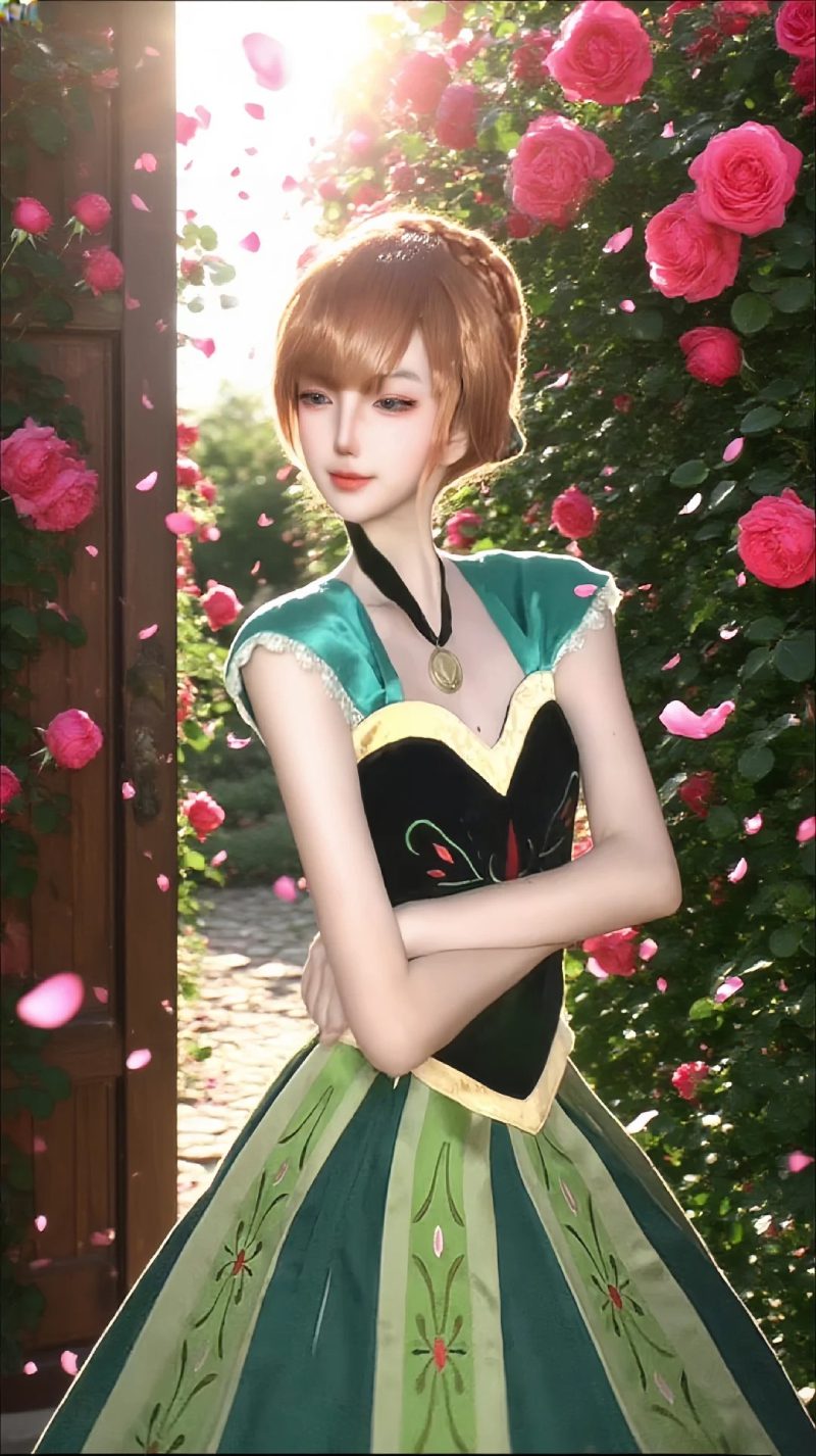 ảnh Elsa và Anna Cosplay 24