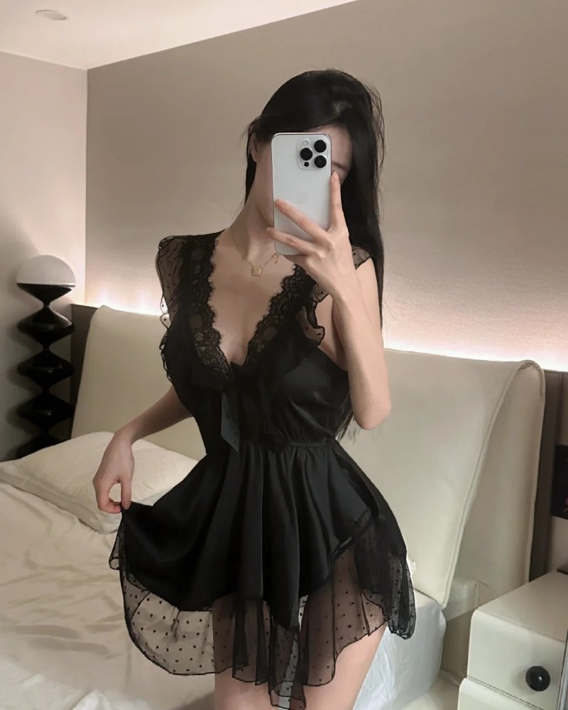 ảnh gái đẹp mặc đồ ngủ 7