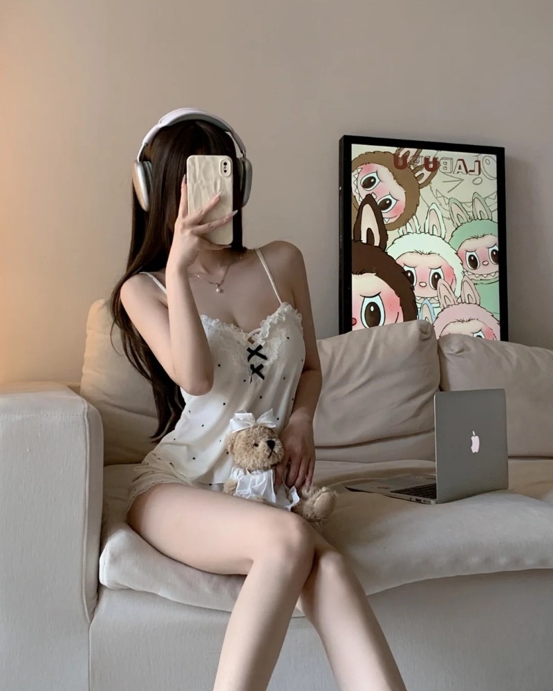 ảnh gái đẹp mặc đồ ngủ 40