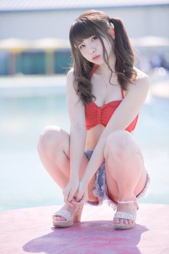 ảnh gái xinh cosplay mặc bikini 5