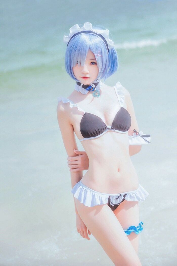 ảnh gái xinh cosplay mặc bikini 4