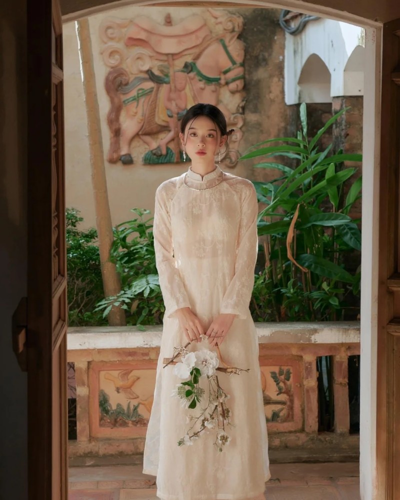 gái xinh mặc áo dài 1