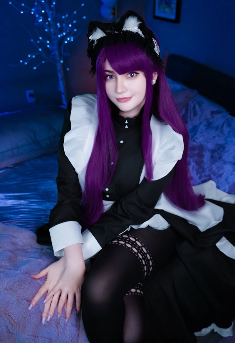 ảnh gái xinh mặc đồ hầu gái 4