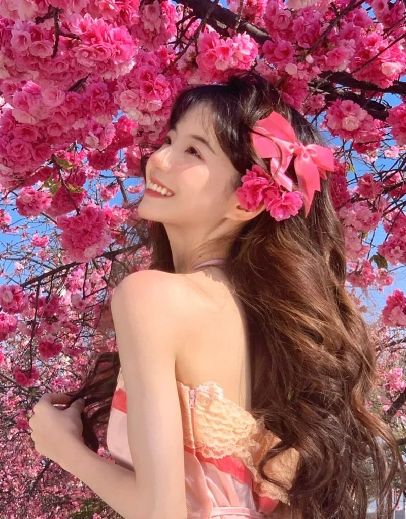 ảnh gái xinh mặc pinky 11