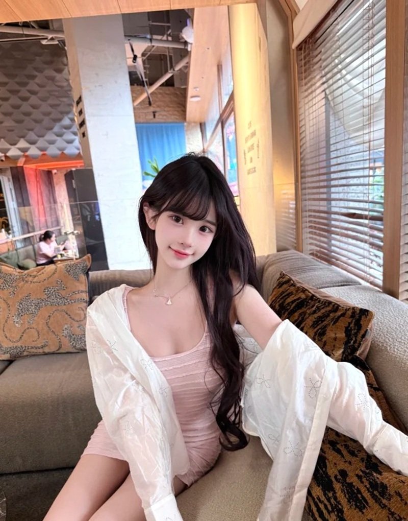 ảnh gái xinh mặc pinky 13