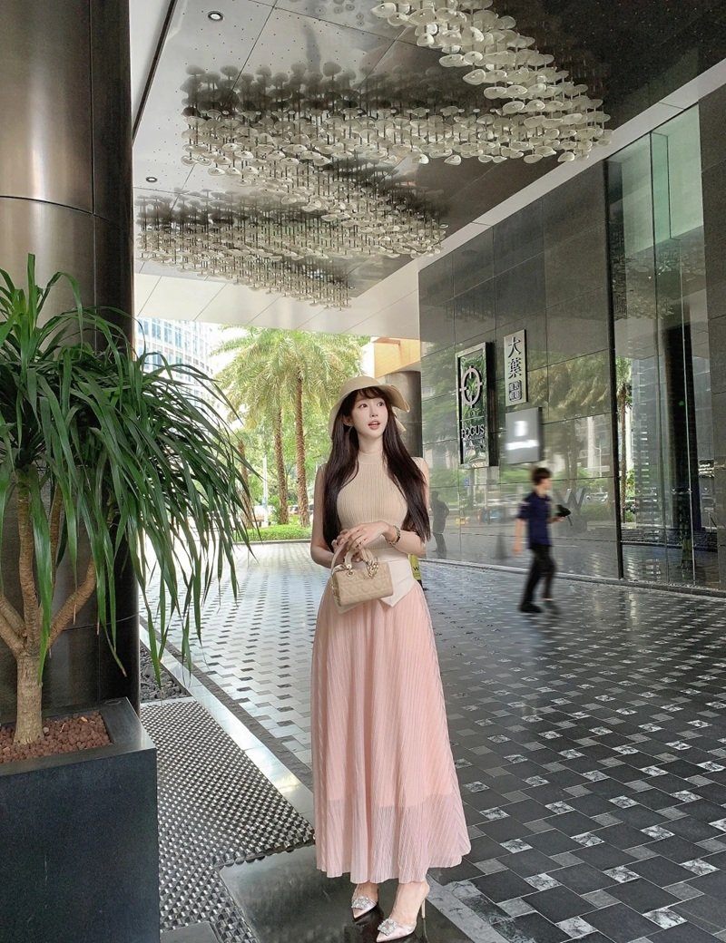 ảnh gái xinh mặc pinky 19