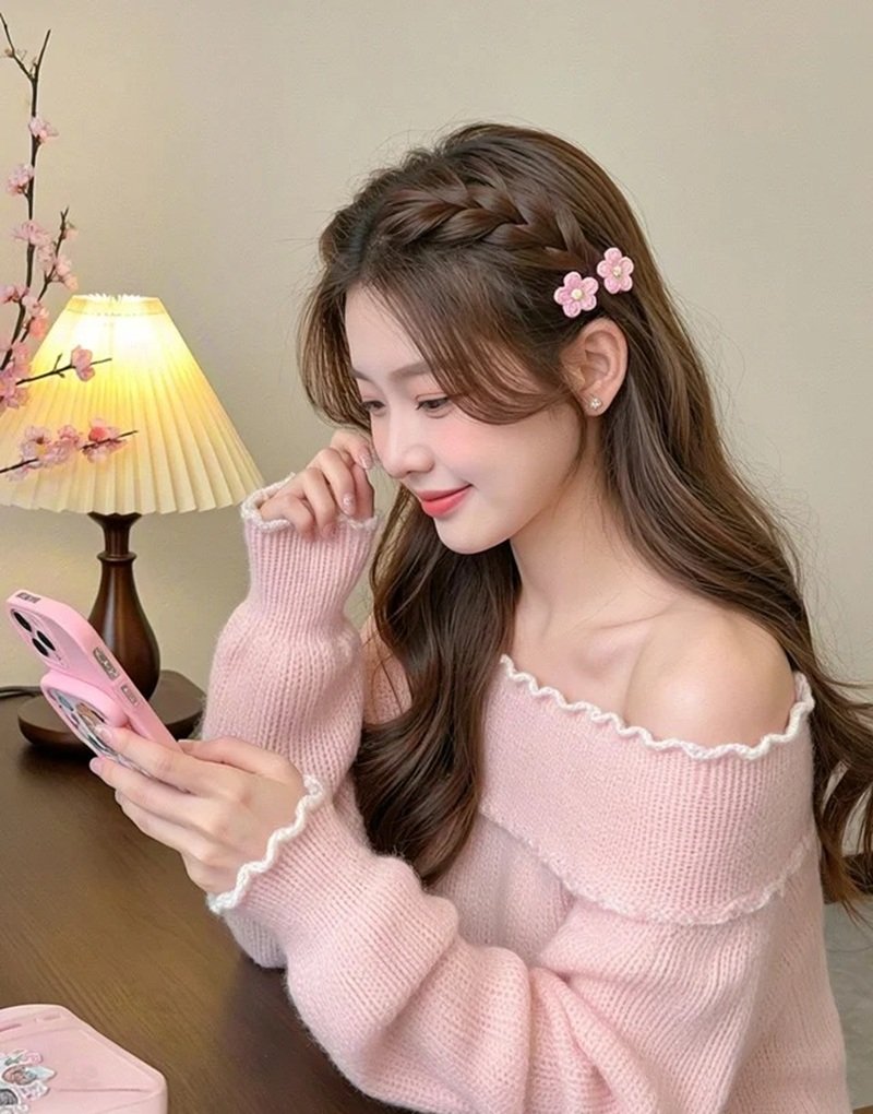 ảnh gái xinh mặc pinky 26