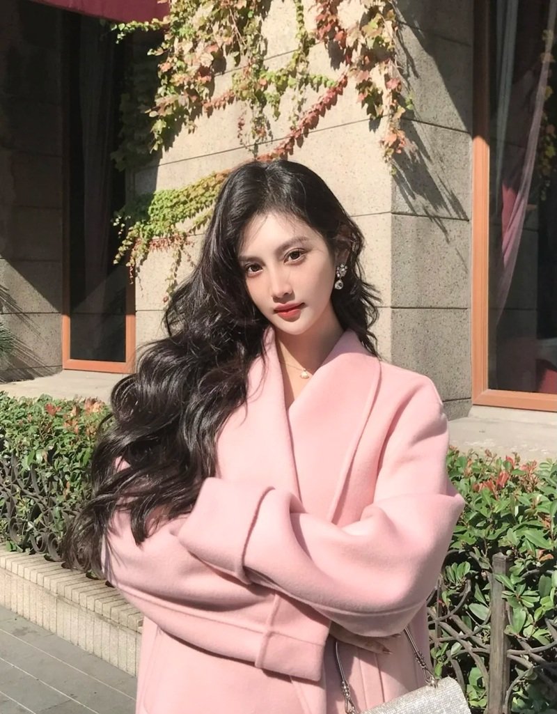 ảnh gái xinh mặc pinky 3