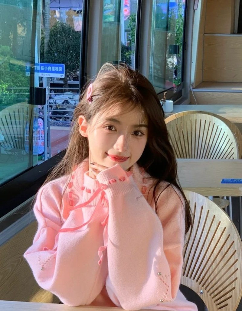 ảnh gái xinh mặc pinky 39