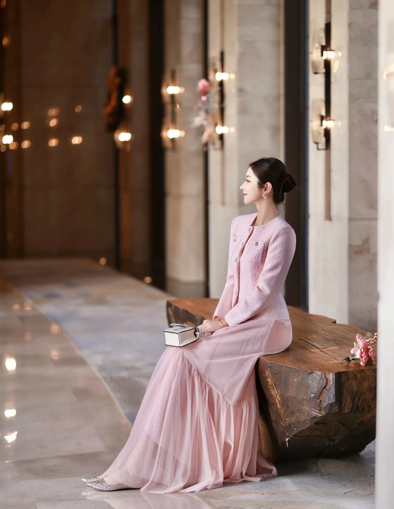 ảnh gái xinh mặc pinky 41